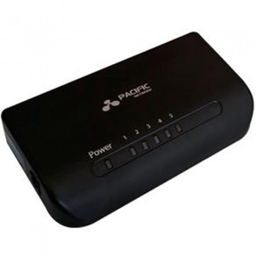 Switch 5 Portas 10/100mbps Pacific Network PN-S005